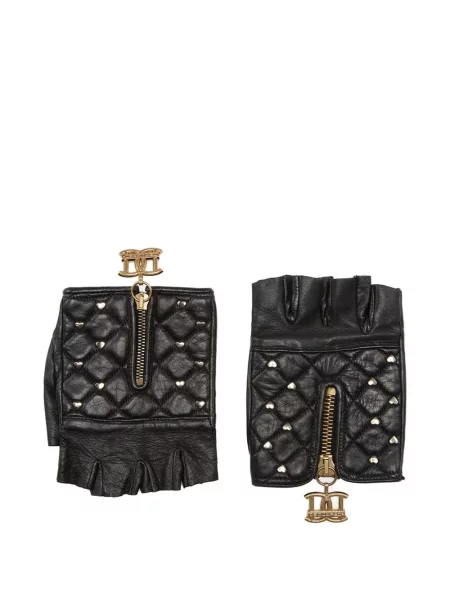 Matlasat mănuși Dsquared2 cu tepi negru
