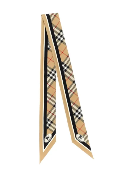 Sutien Burberry de mătase în carouri