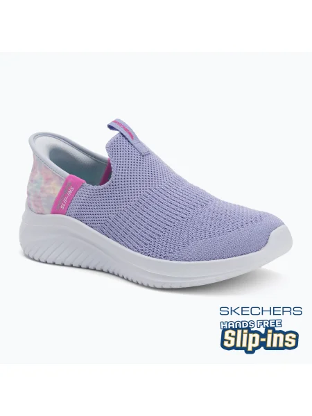 Детски обувки SKECHERS Slip-Ins Ultra Flex lavender/multi виолетово
