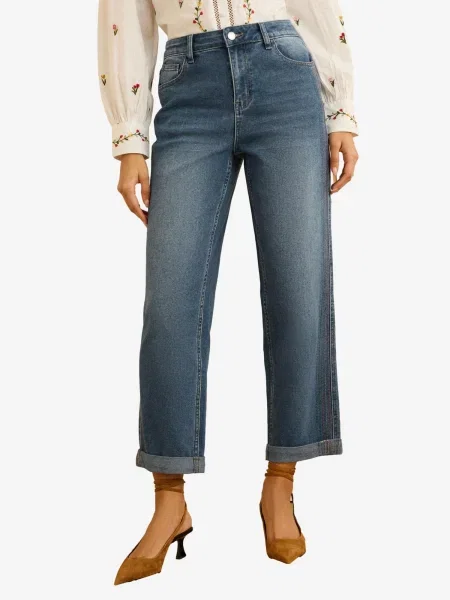 Love & roses Jeans albastru