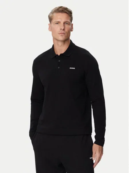 Tricou polo Hugo negru