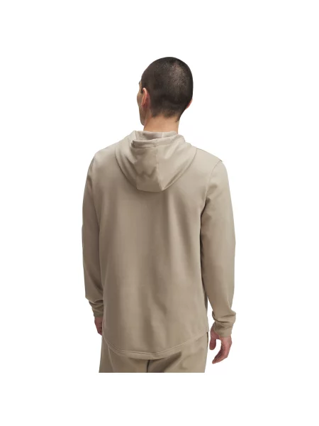Хавлиени суичър с качулка Under Armour бежово