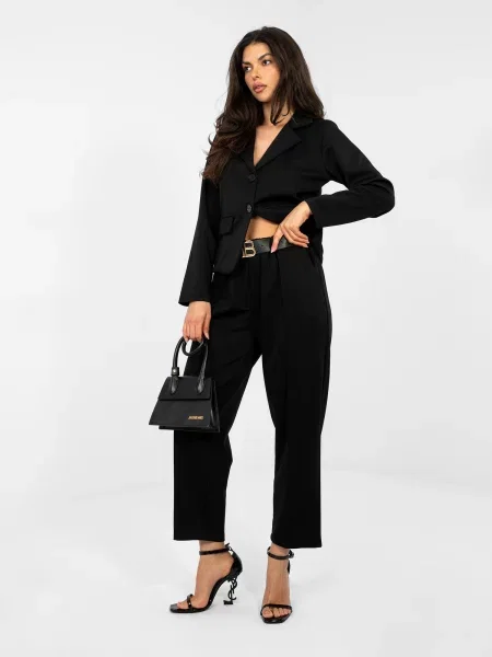 Pantaloni Italy Moda negru