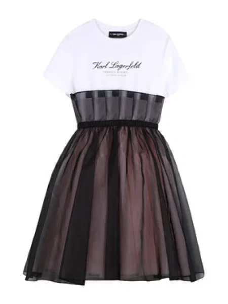 Karl Lagerfeld Kids Hétköznapi ruha S rózsaszín