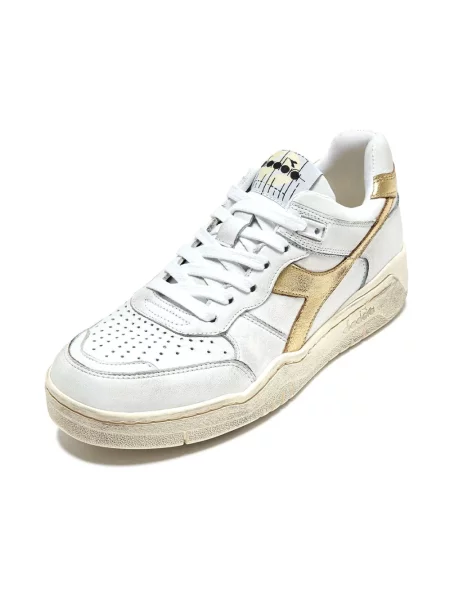 Sneakersy Diadora skórzane białe