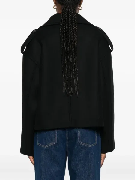 Палто Maison Kitsuné черно