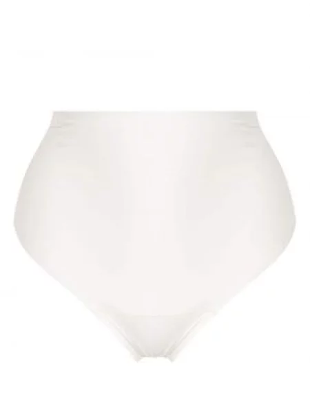 Satynowe talia stringi Spanx białe