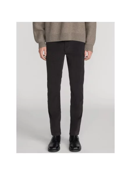 Jeansy straight leg Frame brązowe