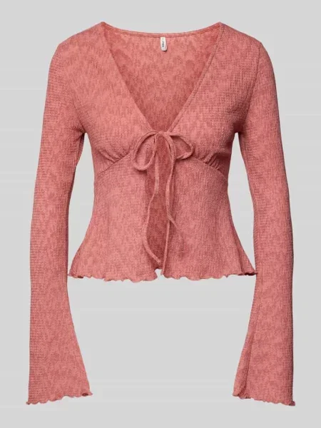 Kardigan o kroju shaped fit model ‘LISSY’ Only różowy