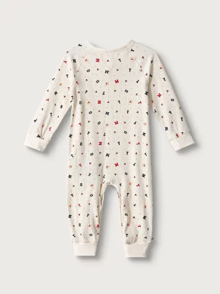 Tommy Hilfiger kombinezon za bebe od pamuka s elastanom bež