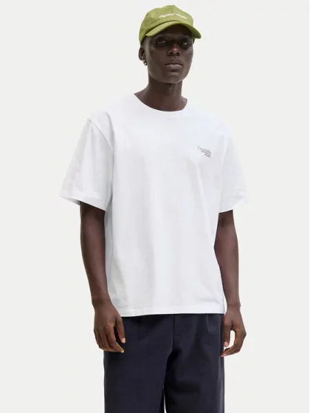 Jack & Jones T-Shirt Roar biały