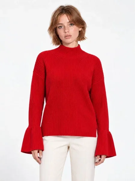 RYVAN Pulover Pullover' crvena