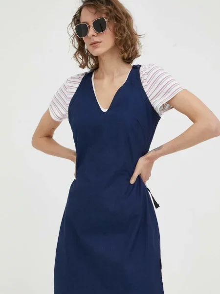 Сукня G-Star Raw mini розкльошена синій