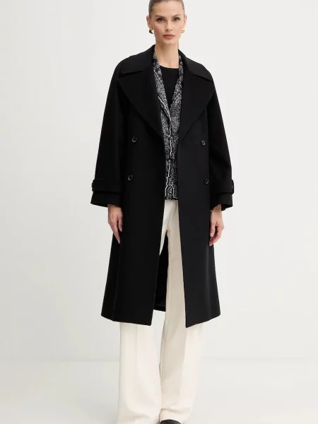 Marella koszula regular z kołnierzykiem klasycznym czarny