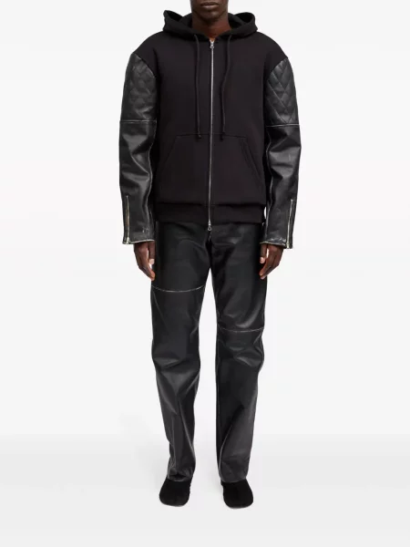 Striukė Mm6 Maison Margiela su gobtuvu juoda