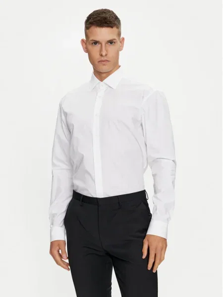Hugo Cămașă Valerio Modern Fit alb