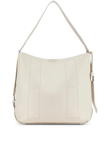 Geanta de piele Hogan din piele alb