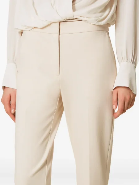Pantaloni Twinset alb