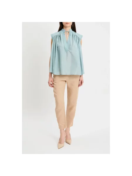 Top Semicouture niebieski