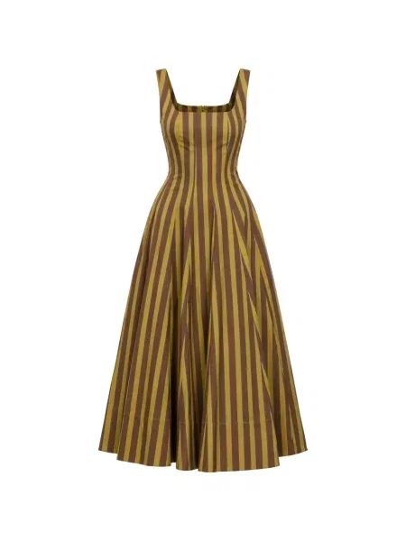 Rochie midi Staud galben