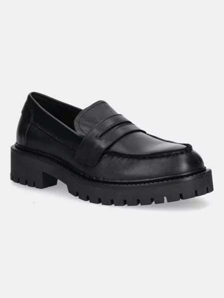 Pantofi loafer Marc O'polo cu toc plat negru