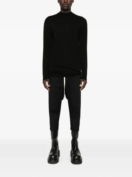 Pulover Rick Owens cu decolteu rotund negru