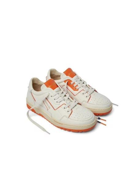 Sneakersy Barracuda skórzane białe