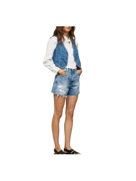 Szorty jeansowe Pepe Jeans niebieskie