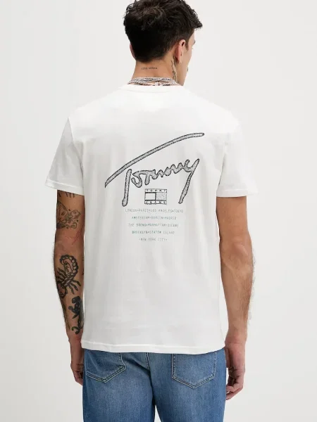 Tricou Tommy Jeans alb