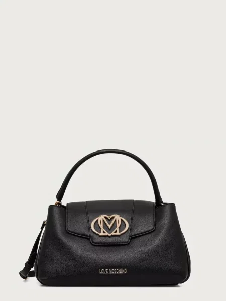 Love Moschino geantă pentru femei cu imitație de piele negru