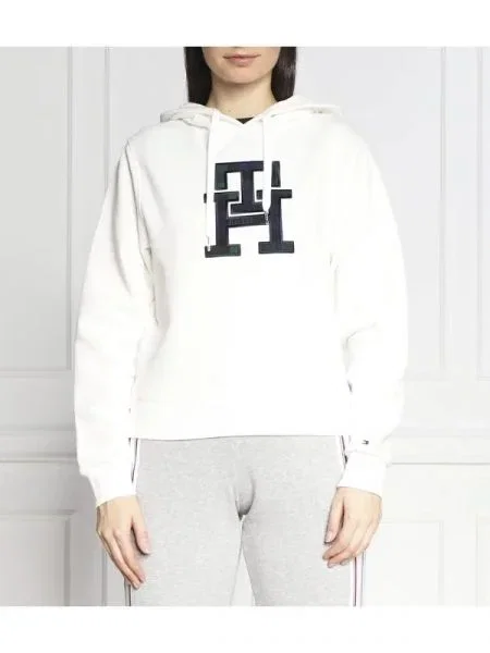 Tommy Hilfiger Hanorac LARGE MONOGRAM alb