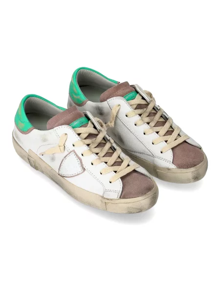 Buty do tenisa Philippe Model zamszowe do tenisa białe