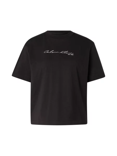 Calvin Klein Jeans Tricou | Relaxed fit alb