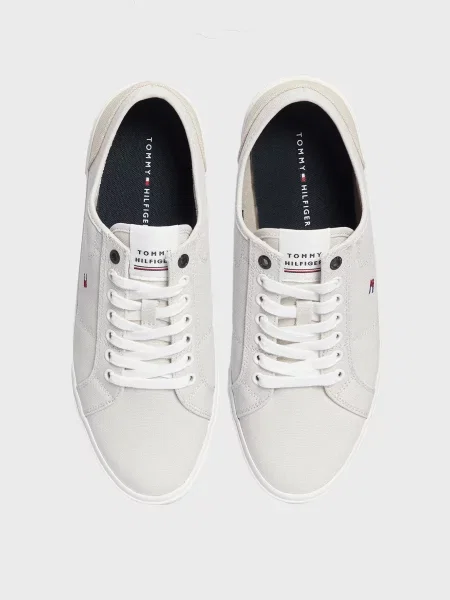 Кеди Tommy Hilfiger з канвасу бежеві