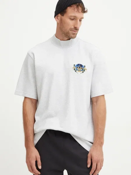 Tričko adidas Originals šedá