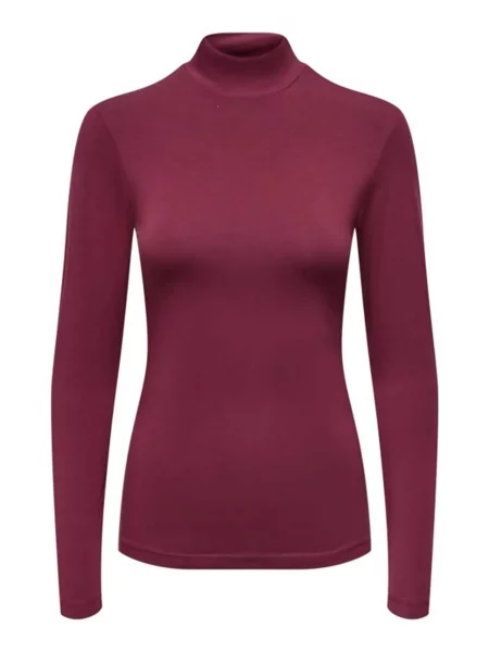 JDY Pulover JDYAVA bordeaux roșu