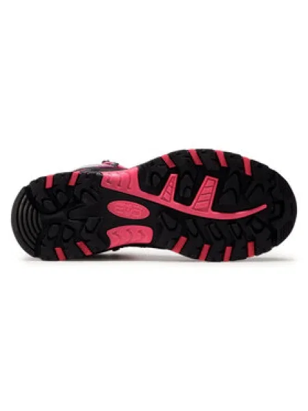Juniorská trekkingová obuv CMP Rigel Mid berry / pink fluo ružová