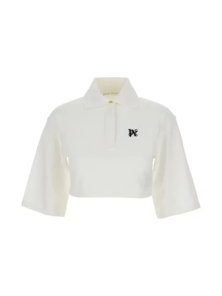 Crop top Palm Angels biały