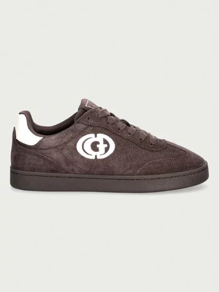 Guess Sneakers Jacek | piele întoarsă maro