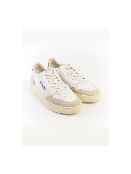 Sneakersy Autry zamszowe białe