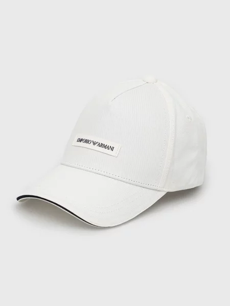 Emporio Armani baseballová čepice bílá