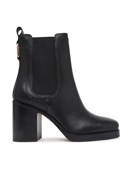 Aulinukai Tommy Hilfiger Ltr Square Toe Heel Chelsea Boot juoda