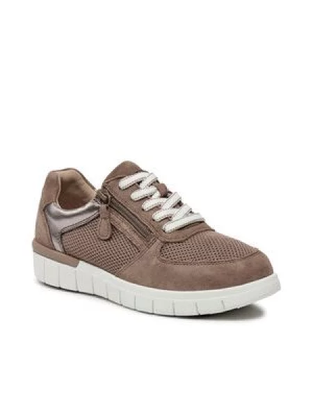 Sneakersy Caprice hnědé