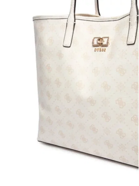 Torbica Guess Emelie Logo Krem