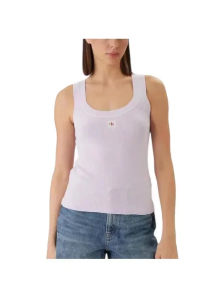 Top Calvin Klein Jeans fialový