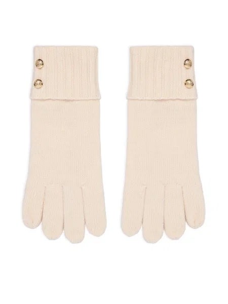 Rukavice LAUREN RALPH LAUREN Krem