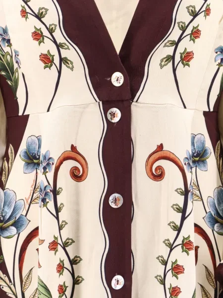 Rochie maxi Farm Rio alb
