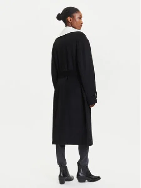 Karl Lagerfeld Demisezoninis paltas juoda balta