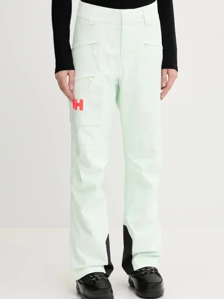 Helly Hansen pantaloni de schi POWDERQUEEN verde