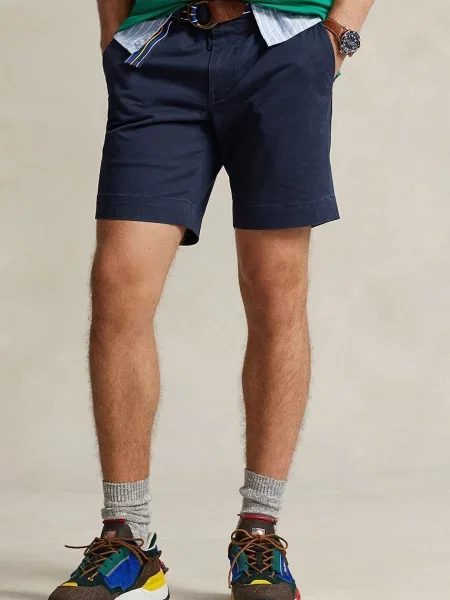 Polo Ralph Lauren chino kratke hlače z elastanom modra